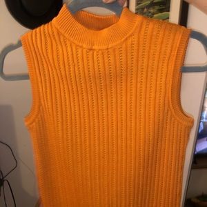 Vintage Orange Sweater Tanktop